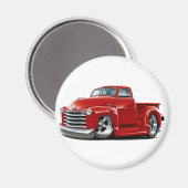 1950-52 Chevy Red Truck Magneet (Voorkant / Achterkant)