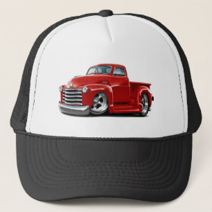1950-52 Chevy Red Truck Trucker Pet