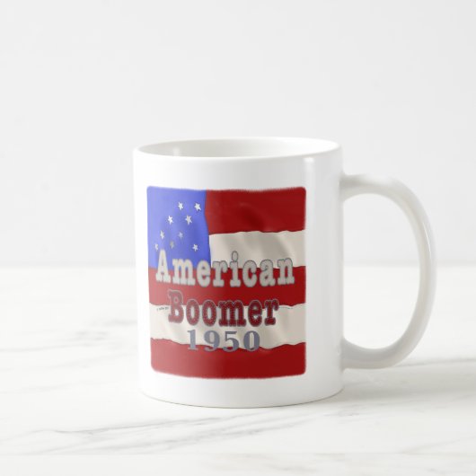 1950 Anniversaire baby Boomer Mug (Droite)