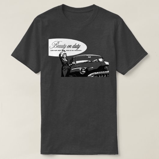1950 BEAUTY ON DUTY Buick et TShirt (Design devant)