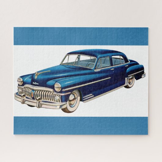 1950 Blue DeSoto Legpuzzel (Horizontaal)