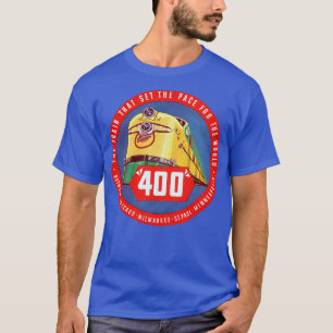1950 Chicago en Noord-Westerne spoorweg T-shirt