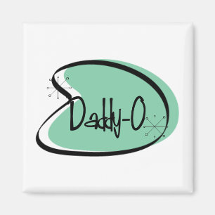 1950 Daddy-O Hep Kat  Magneet Vaderdag