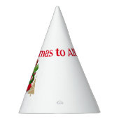 1950 dame kerstgroeten feesthoedjes (Rechts)