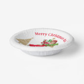 1950 dame kerstgroeten papieren kommen (Gebogen)