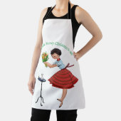 1950  dame met bloemen schort (Insitu)