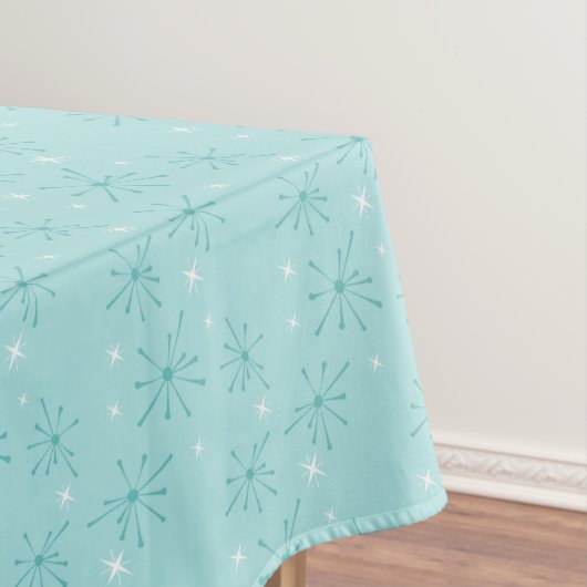 1950 Diner Blue Star Anniversaire Nappe - Retro (In Situ)