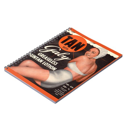 1950 Gaby Suntan Lotion and Notitieboek (Linkerzijde)