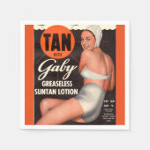 1950 Gaby Suntan Lotion and Servetten (Voorkant)