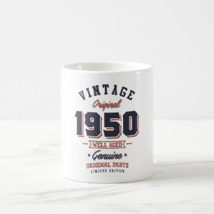 1950 Geboren in 1950 Retro Birthday Gift Koffiemok