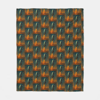 1950 geïnspireerd ruimteschip fleece deken