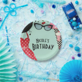 1950 is de  partij van de dress-naar-terug papieren bordje (Feest)