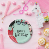 1950 is de  partij van de dress-naar-terug papieren bordje (Feest)