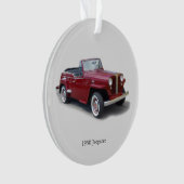 1950 Jeepster-acrylornament Ornament (voorkant)