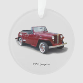 1950 Jeepster-acrylornament Ornament
