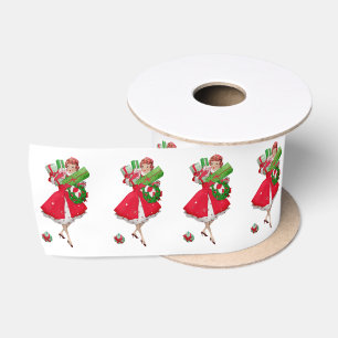 1950 Kerstman dame Lint