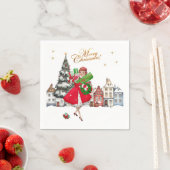 1950 kerstwinkels servet (Insitu)