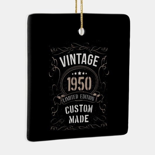  1950 Limited Edition Custom made Keramisch Ornament (Rechts)