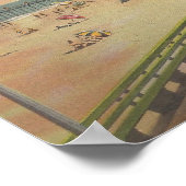 1950 Ocean City, MD Boardwalk, Beach, Vist Pier Poster (Hoek)