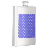 1950 paarse blauwe witte stippen flacon (Rechts)