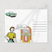 1950 Party Invitation Briefkaart (Achterkant)