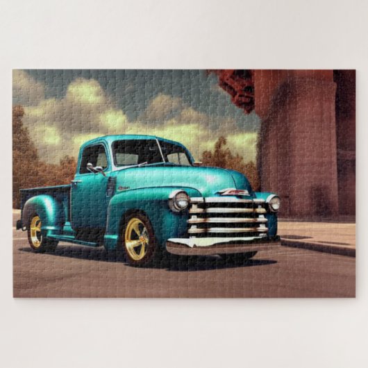 1950 Pickup Truck classic car Jigzaag Puzzle Legpuzzel (Horizontaal)