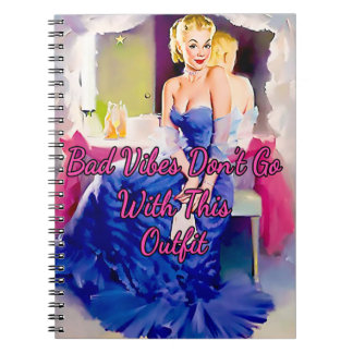 1950 Pinup filmster kleedkamer door Gil Elvgren Notitieboek