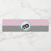 1950 Retro Diner Étiquette de bouteille d'eau - So (Étiquettes simples)