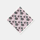 1950 Retro Diner Verjaardag servetten - Sock Hop R (Hoek)