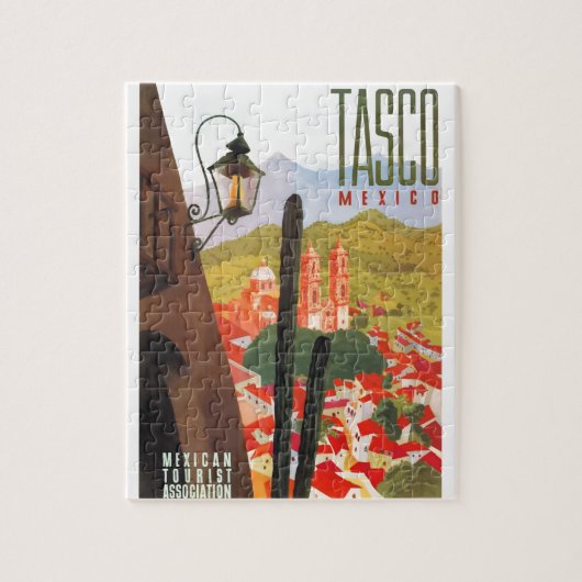 1950 Tasco Mexico Travel Poster Legpuzzel (Verticaal)