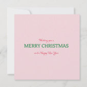 1950  Vrouw Kerstgroet Kaart (Achterkant)