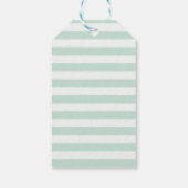 1950 vrouw met Kerstmis Groeten Cadeaulabel (Achterkant)