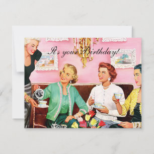 1950's Afternoon Tea Happy Birthday