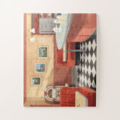1950s American Diner Puzzle – Vintage Jukebox (Vertical)