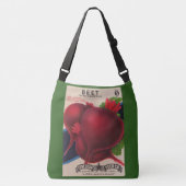 1950s beet de druk van het zaadpakket crossbody tas (Voorkant)