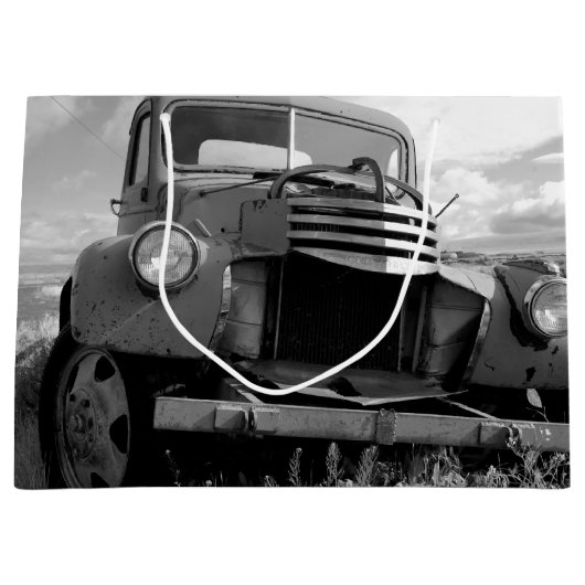 1950's Chevy Vrachtwagen Foto Gift Bag Groot Cadeauzakje (Voorkant)