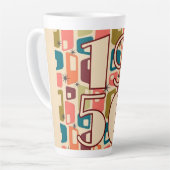 1950s Decade Design Latte Mok (Linkerhoek)