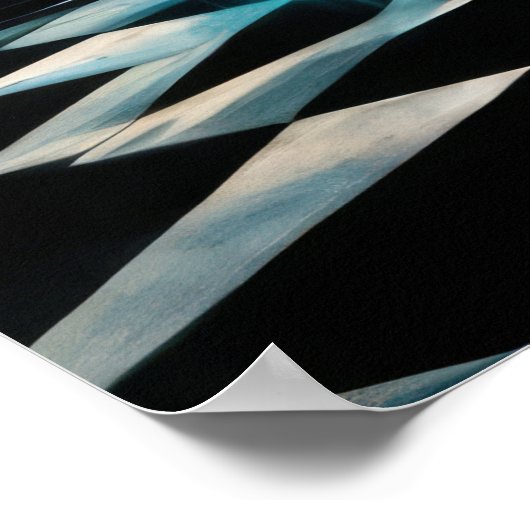 1950's Diner met Jukebox Poster (Hoek)