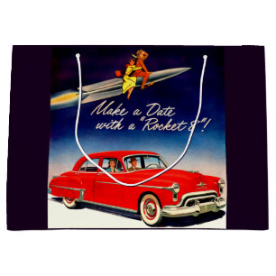 1950s Maak een date met Rocket 8 Groot Cadeauzakje
