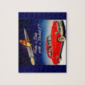 1950s Maak een date met Rocket 8 Legpuzzel (Verticaal)