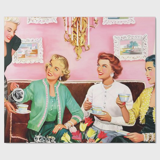 1950'S NA TEA CADEAUPAPIER (Vlak)