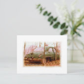 1950's Oldsmobile Barn Yard Herinneringen Briefkaart (Staand voorkant)