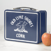  1950s Oude Lyme Shores Tin Lunchbox Classic (In situ)