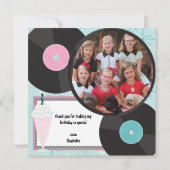 1950s Retro Diner Verjaardagskaart – Sock H Kaart (Achterkant)