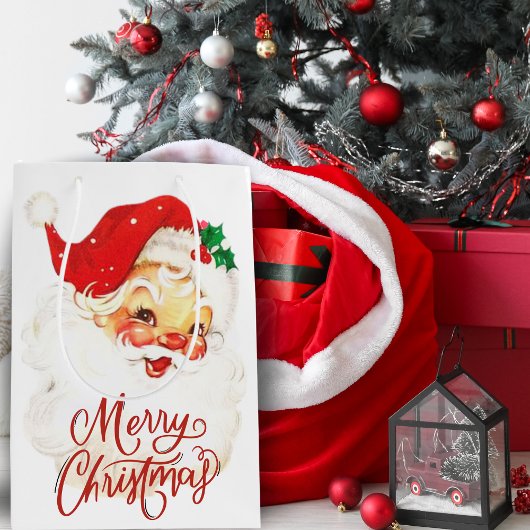 1950s  Retro Sinterklaas Kerstmis Medium Cadeauzakje