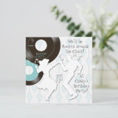 1950's Theme Birthday Invitations (Debout devant)