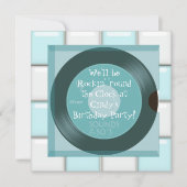 1950's Theme Birthday Invitations (Devant)