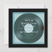 1950's Theme Birthday Invitations (Devant)