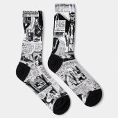 1950's Vampire's Daughter Horror Comic Socks Sokken (Rechts)