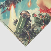 1950s  vrouw illustratie tissuepapier (Detail)